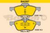BARUM BA2267 Brake Pad Set, disc brake